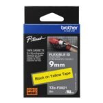 Brother TZE-FX621 Black on Yellow P-Touch Label Tape