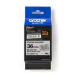 Brother TZE-SM961 36mm x 8m Black on Silver Matt P-Touch Label Tape