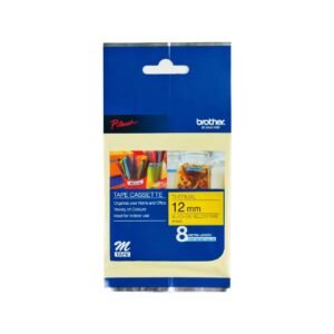 Brother M-K631 Black on Yellow P-Touch Label Tape
