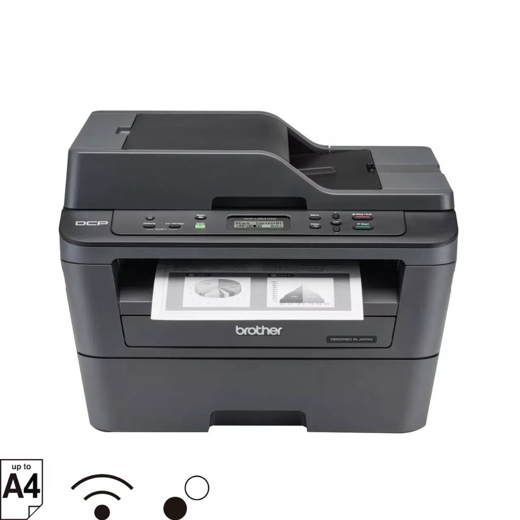 Brother DCP-L2541DW – Wi-Fi Duplex Monochrome Laser All-in-One Printer for Office
