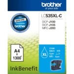 Brother LC535XLC INK CARTRIDGE (CYAN) for  DCP-J100, DCP-J105