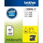 Brother LC535XLY INK CARTRIDGE (YELLOW) for  DCP-J100, DCP-J105