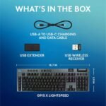 Logitech G915 X LightSpeed Wireless GL Brown Tactile Gaming Keyboard - Image 9