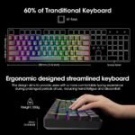 KOORUI MK061 Mini Size 61 Keys Gaming Keyboard - Image 2