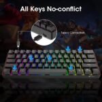 KOORUI MK061 Mini Size 61 Keys Gaming Keyboard - Image 5