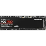 Samsung 990 PRO 4TB PCI Express 4.0 x4 Gen 4 NVMe SSD MZ-V9P4T0BW