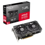 Asus Dual RX 7600 OC Edition 8GB Graphics Card DUAL-RX7600-O8G-EVO