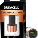 Duracell 36W Fast Car Charger Adapter