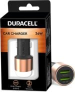 Duracell 36W Fast Car Charger Adapter